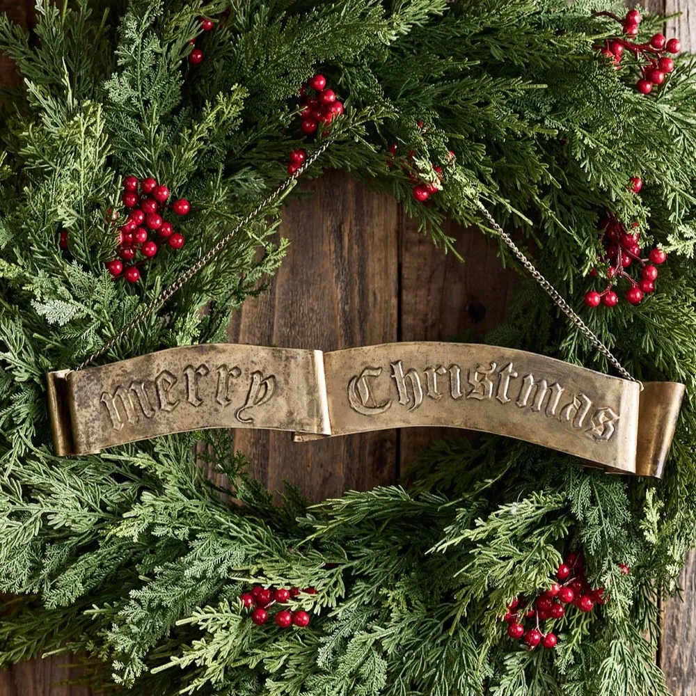 Faux Pine Berry Wreath
